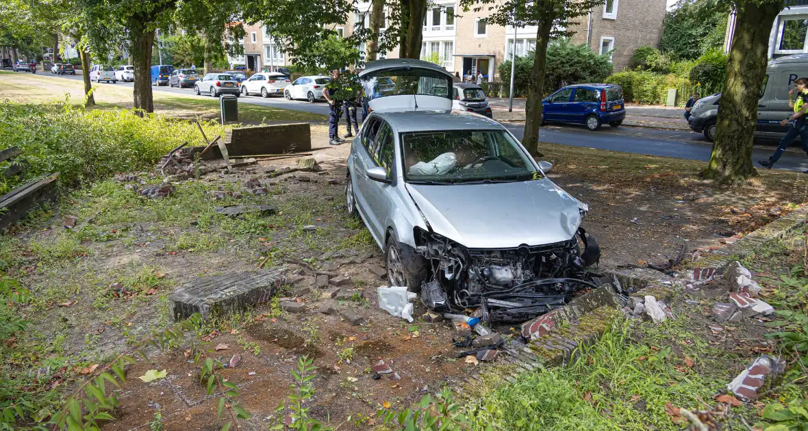 Ravage nadat auto van weg raakt en crasht - Foto 4