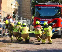 Veel belangstelling bij brandweer wedstrijden