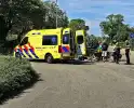 Fietser botst met flitsbezorger