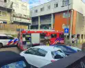 Brand bij apartementencomplex