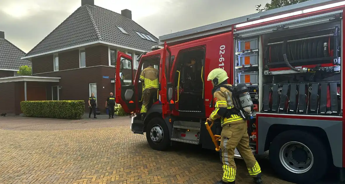 Rookmelder gaat af na val partij in woning