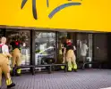 Onderzoek naar mogelijke brand bij Hubo