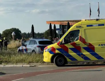 Fietser komt ten val op fietspad