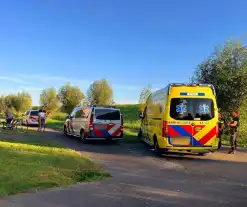 Persoon gewond na duik in Maas