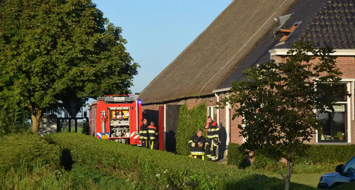 Brand in grasmaaier in woonboerderij - Foto 3