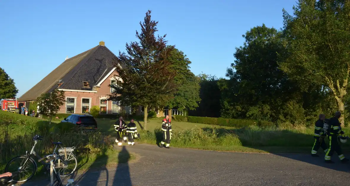 Brand in grasmaaier in woonboerderij - Foto 4