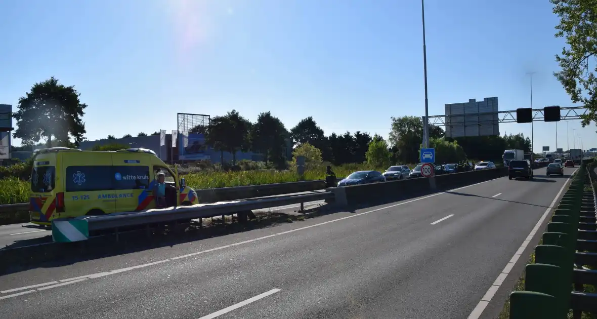 Gewonde bij kettingbotsing op snelweg