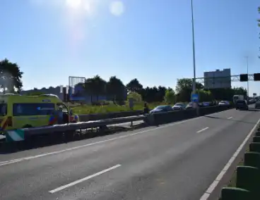 Gewonde bij kettingbotsing op snelweg