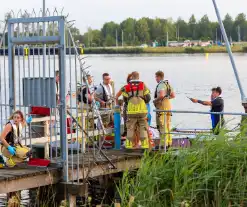 Pleziervaartuig gezonken na aanvaring, opvarenden gered