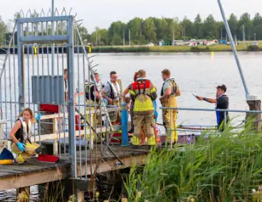 Pleziervaartuig gezonken na aanvaring, opvarenden gered