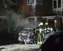 Elektrische auto van burgemeester in brand gestoken