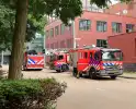 Brand in parkeergarage MBO College Westpoort