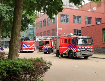 Brand in parkeergarage MBO College Westpoort