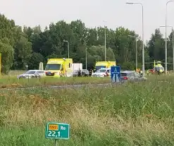 Traumateam ingezet voor medische incident op afrit