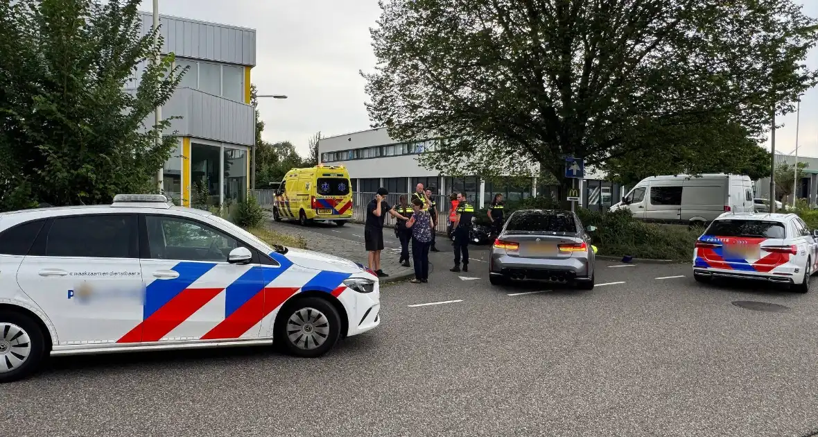 Motorrijder gewond na ongeval met personenauto