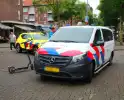 Bestuurder van electrische step klapt achterop personenauto