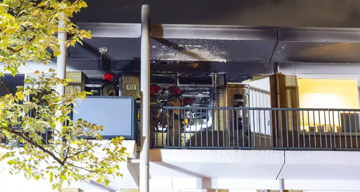 Felle uitslaande brand in appartement - Foto 1