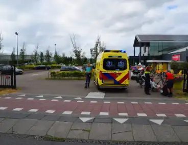 Persoon op fiets aangereden door personenauto