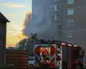 Grote schade na uitslaande brand in flatwoning