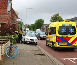 Fietser gewond aan arm na ongeval met personenauto