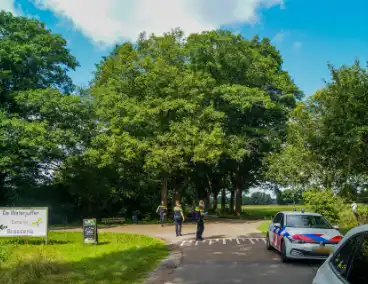 Twee elektrische fietsen met elkaar in botsing