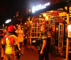 Restaurant ontruimd, brand snel onder controle