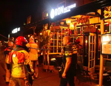 Restaurant ontruimd, brand snel onder controle