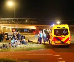 Meerdere fietsers gewond bij botsing met auto