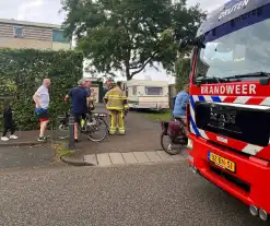 Brand in caravan snel onder controle