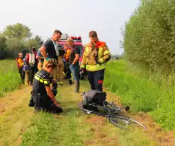 Achtergelaten fiets zorgt voor grote inzet hulpdiensten