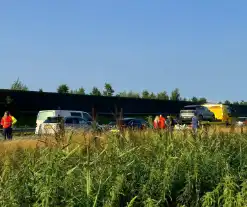 Drie auto's betrokken bij aanrijding op snelweg