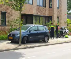 Automobilist botst met fietser