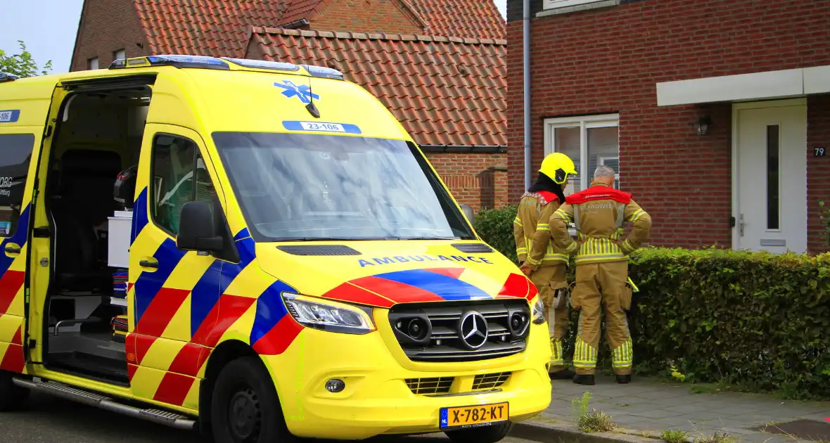 Hulpdiensten controleren woning op gevaarlijke gassen - Foto 1