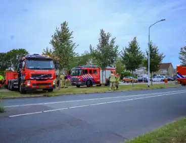 Brandweer zoekt naar mogelijke persoon te water