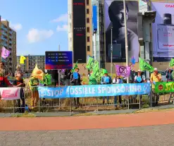 Extinction Rebellion demonstreerd bij Dutch grandprix