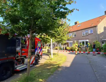 Brandweer zet gebied af bij gaslekkage