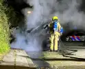 Wederom brand gesticht in auto, verdachte spoorloos