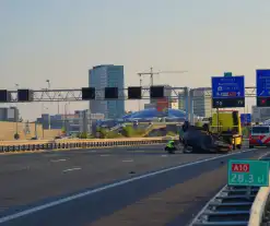 Meerdere gewonden door ongeval op buitenring A10 West