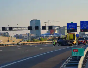 Meerdere gewonden door ongeval op buitenring A10 West