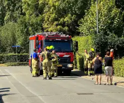 Gaslek ontdekt, brandweer onderzoekt oorzaak