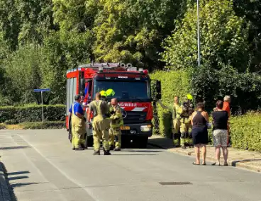 Gaslek ontdekt, brandweer onderzoekt oorzaak