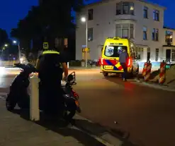 Scooterrijdster naar het ziekenhuis na botsing met auto