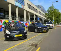 Keeractie leidt tot aanrijding tussen auto's