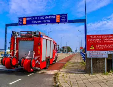 Zeer groten brand in Marinehaven