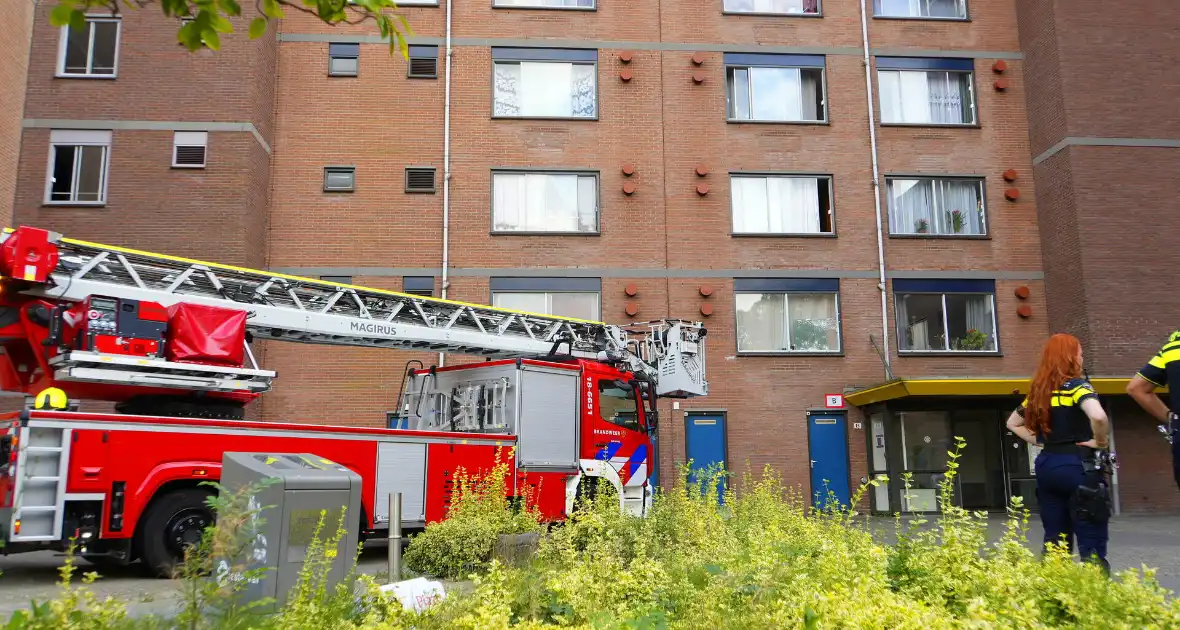 Rookontwikkeling op vijfde verdieping door keukenbrand - Foto 7