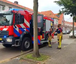 Pannetje op vuur zorgt voor brandweer inzet, bewoners niet thuis