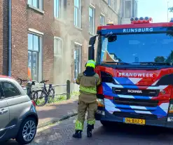 Vluchtelingenopvang ontruimd door brandend bankstel