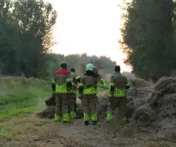 Brandweer ingezet voor hooibroei