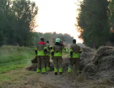 Brandweer ingezet voor hooibroei