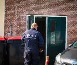 Forensische opsporing en brandonderzoek doen onderzoek naar brand in opvanglocatie